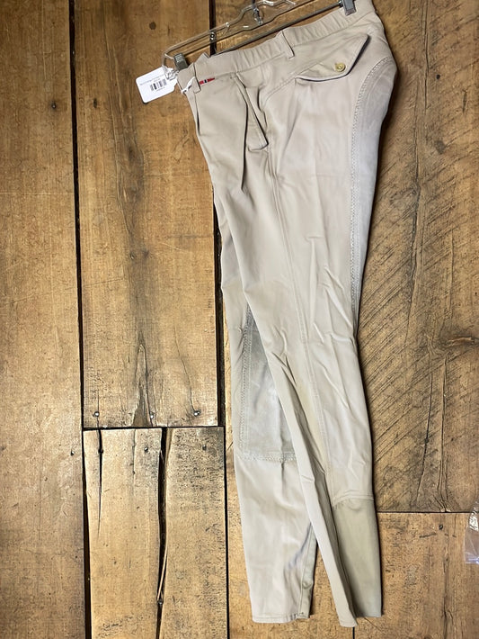 Men’s B Vertigo Full Seat Breeches-Tan-32