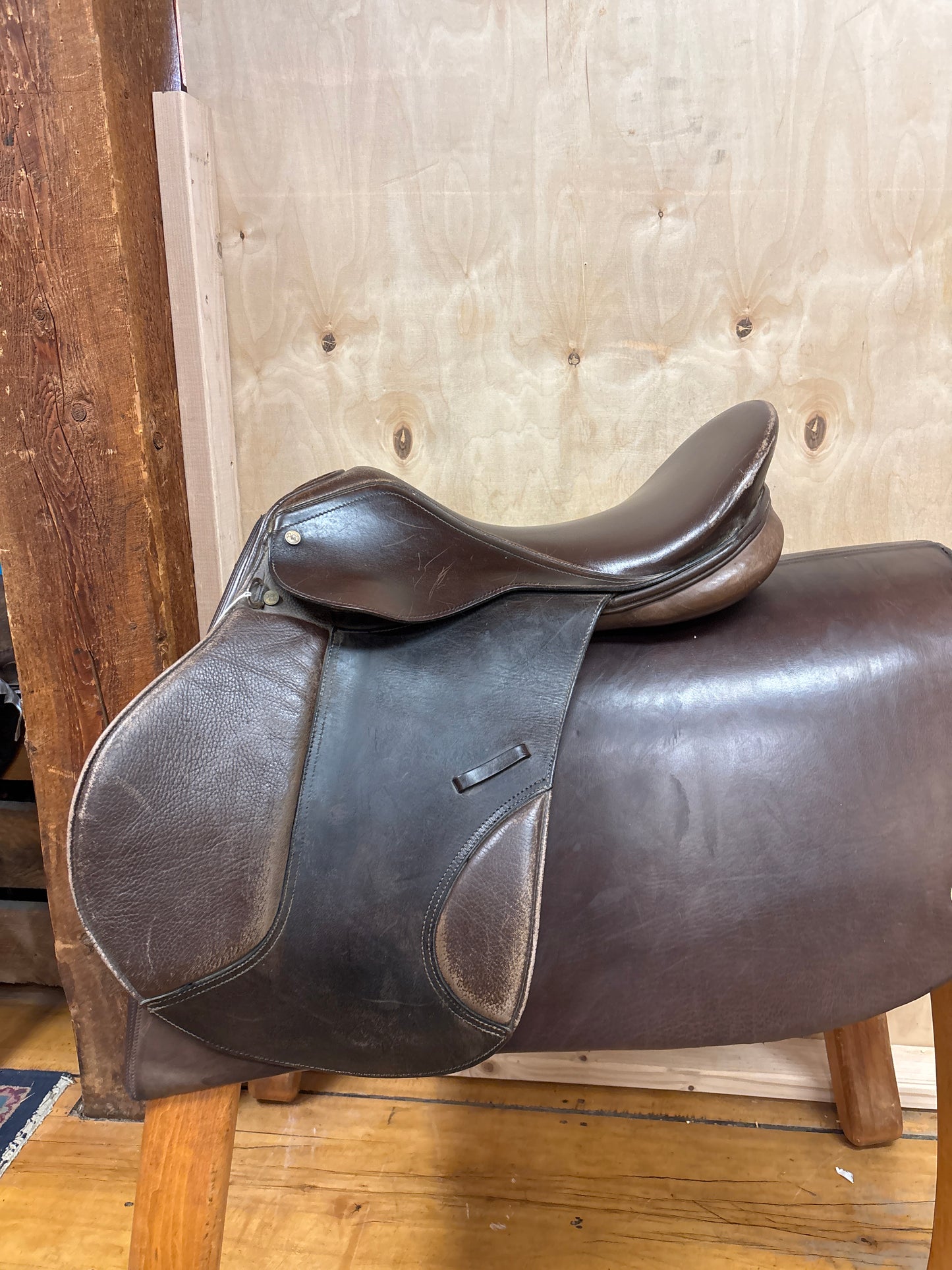 Saddle Line Pro Trainer Eventer Saddle-Brown-18”-Medium