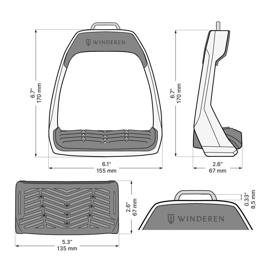 Winderen Stirrup Irons