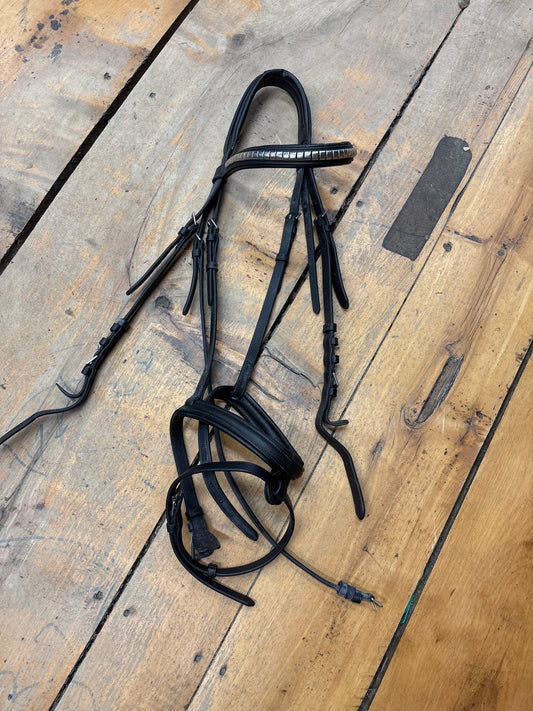 Smith Worthington Headstall-Black-Full