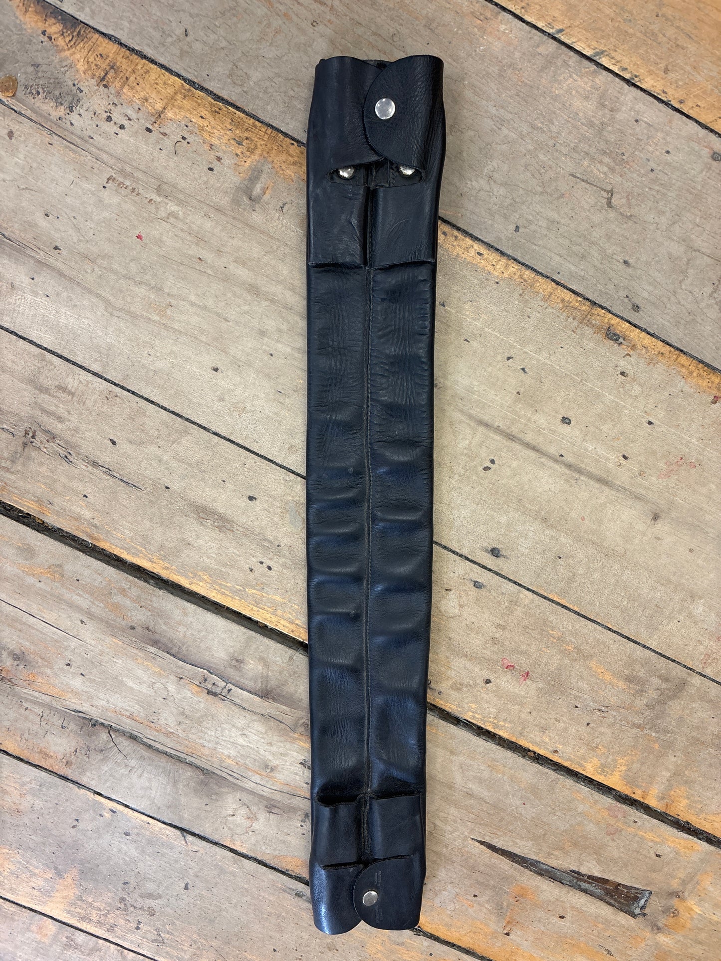 Leather, non Stretch Girth-Black-26”