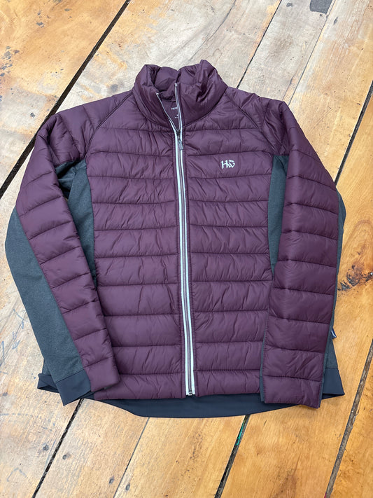 Horseware Down Jacket-Burgundy-XLarge