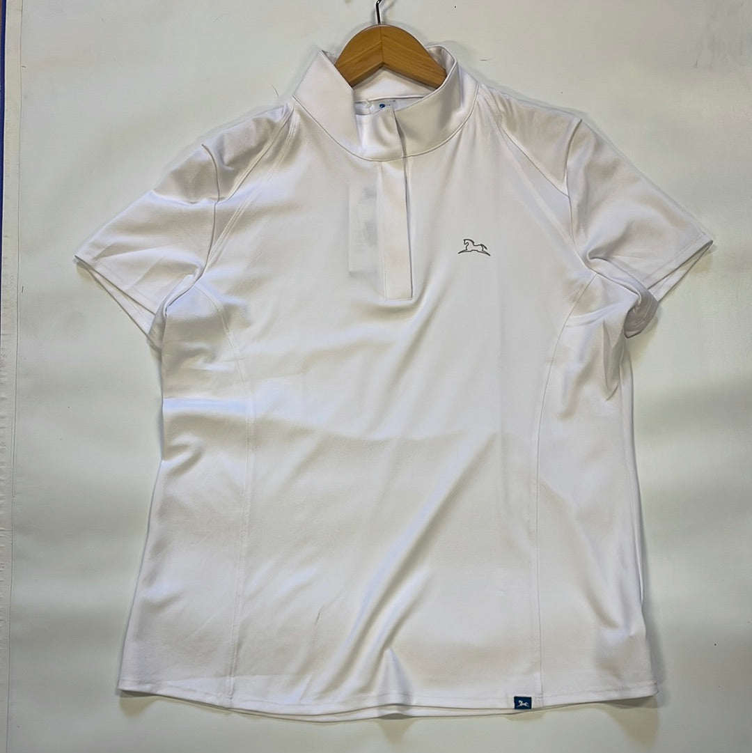 RJ Classics Ava Short Sleeve Show Shirt-White-X-Large