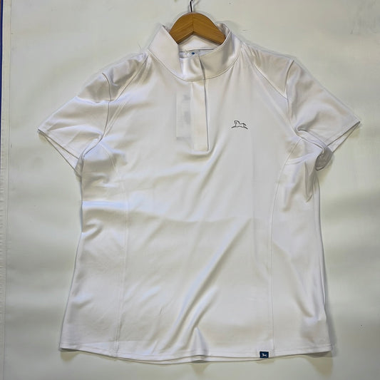 RJ Classics Ava Short Sleeve Show Shirt-White-X-Large