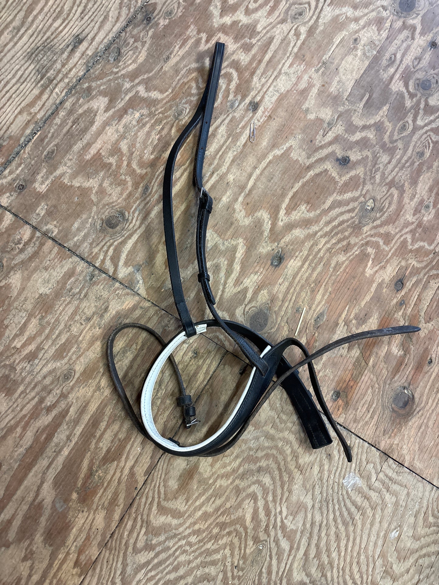 Flash Noseband-Black/White-Full