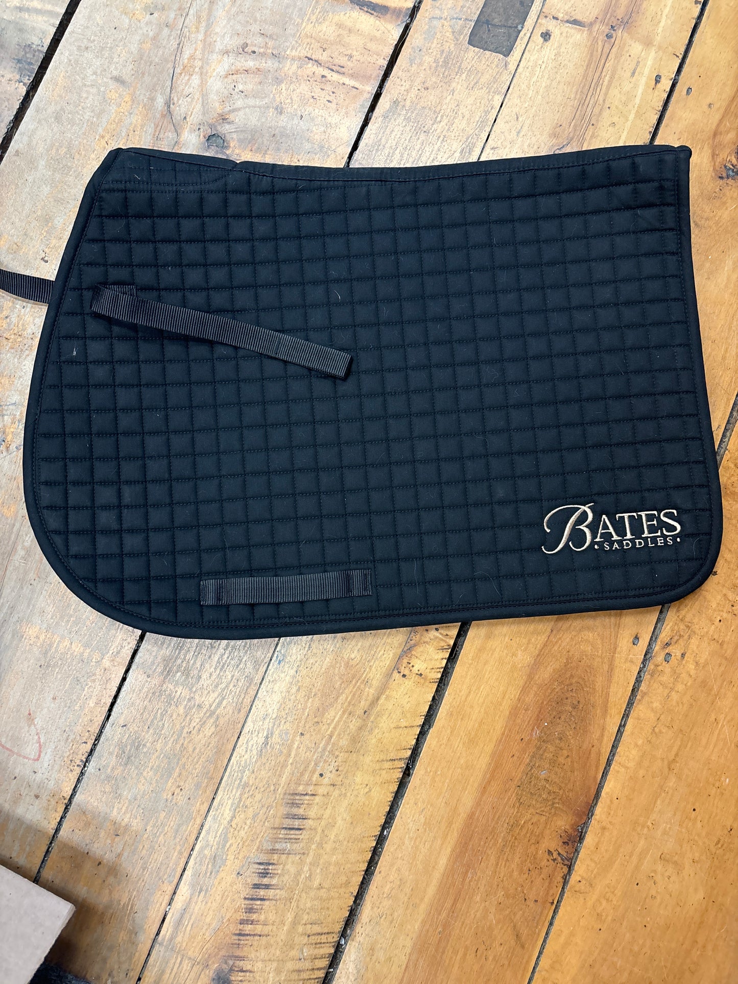 Bates Saddle Pad-Black-All Purpose