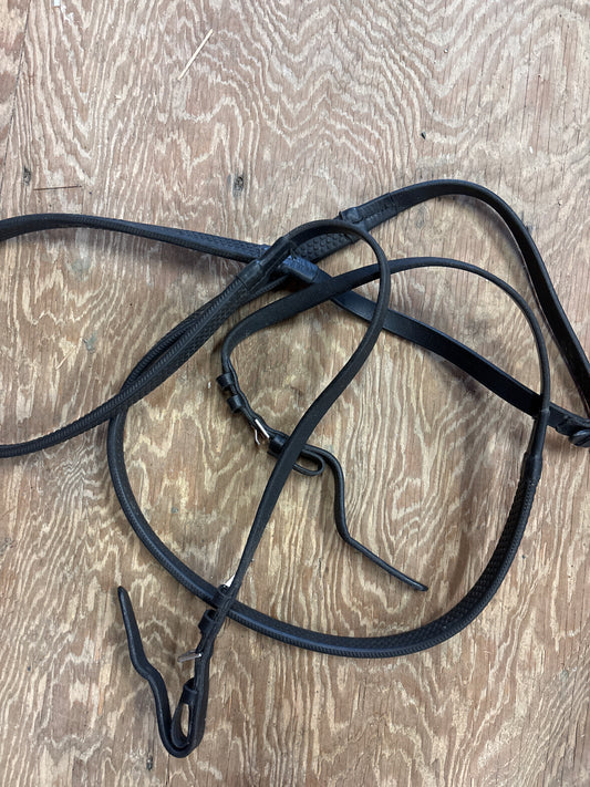 Rubber Reins-Black-Full