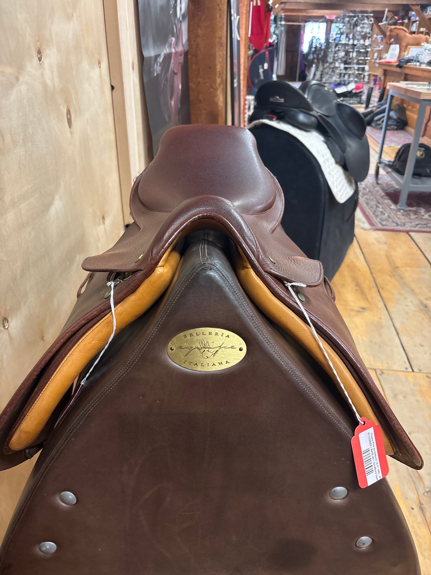 Crosby Pre De Nations Jump Saddle-Brown-16.5”-Medium Narrow