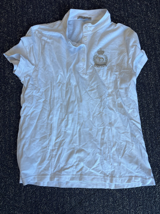Iris Bayer Polo Shirt-White-XLarge