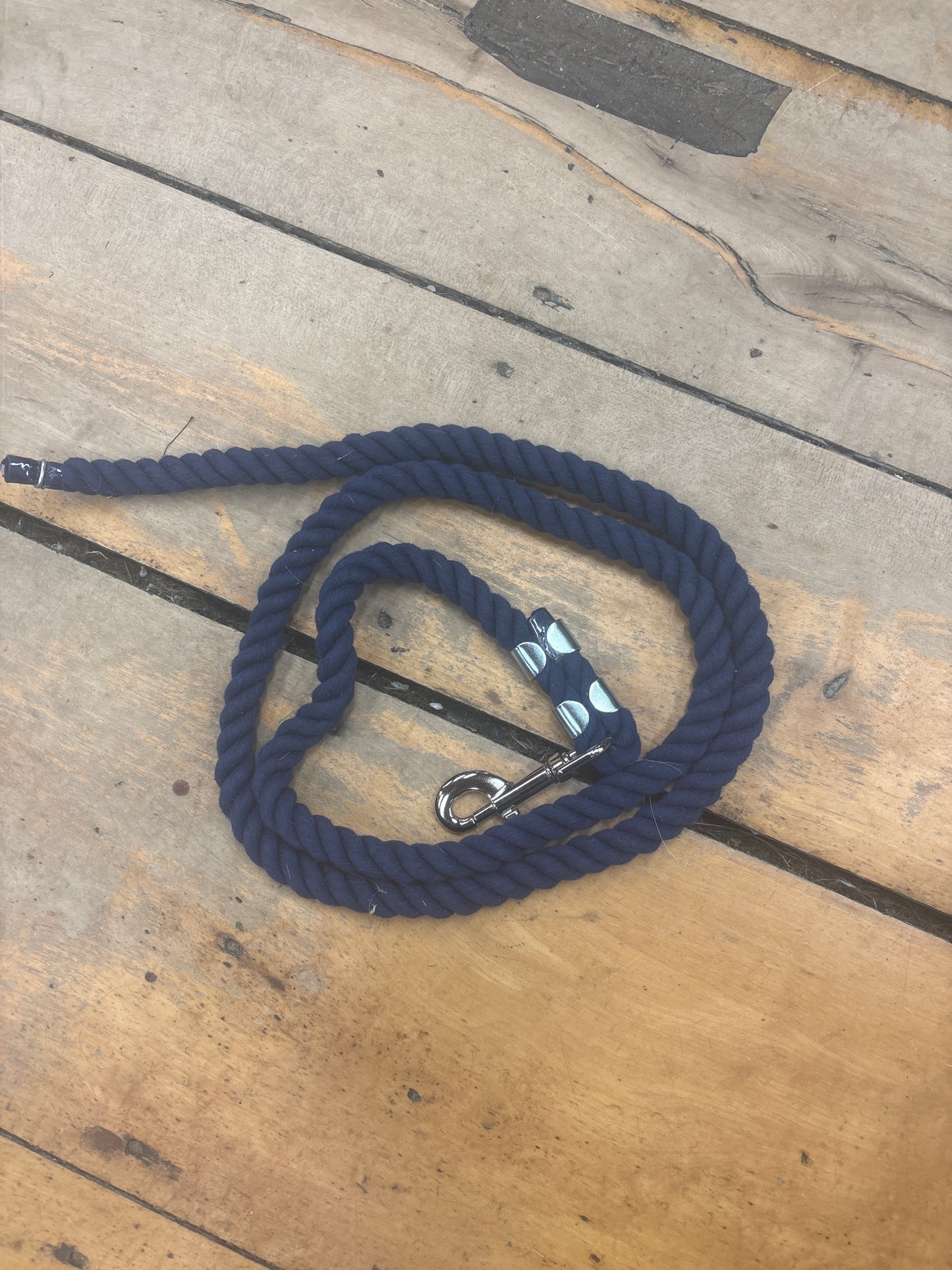 Cotton Lead Rope-Navy