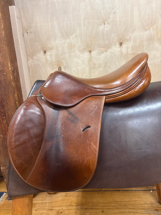 Antares Jump Saddle-Brown-18”-Medium