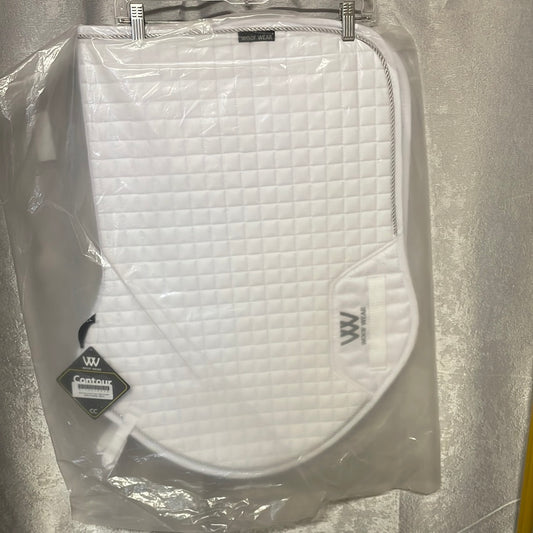 Woof Wear Color Fusion Close Contact Saddle Pad-White