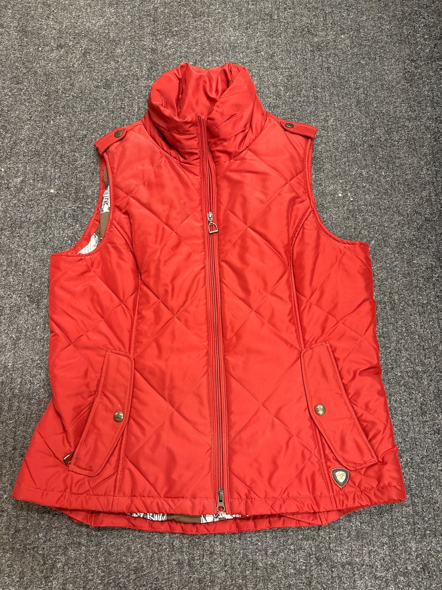 Ariat Winter Vest-Red-XLarge