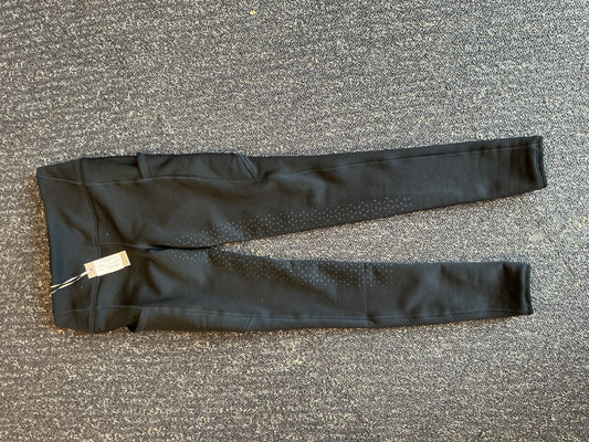 Goode Rider FS Shaper Fleece Tights-Black-XSmall