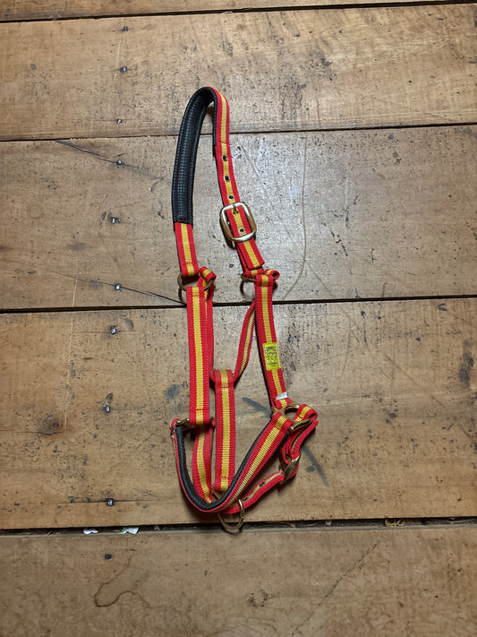 Harjoman Halter-Yellow/Red-Full