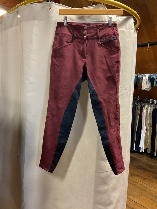 ROMPH full seat breeches-burgundy