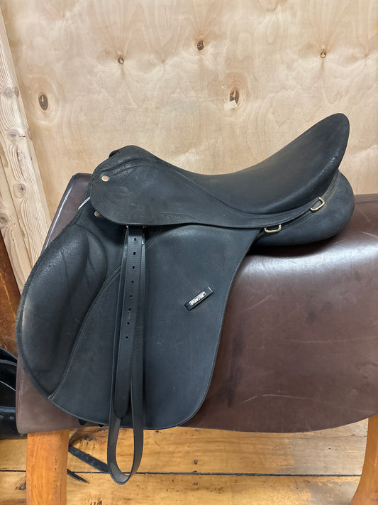 Wintec All Purpose Saddle-Black-Adjustable-17.5”