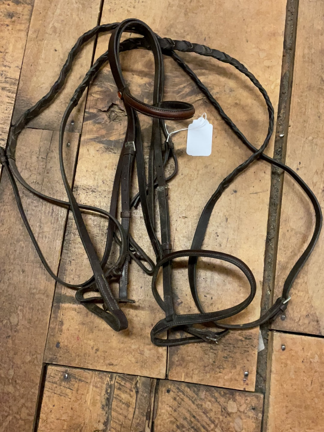 Courbette Headstall with Reins-Brown-Full