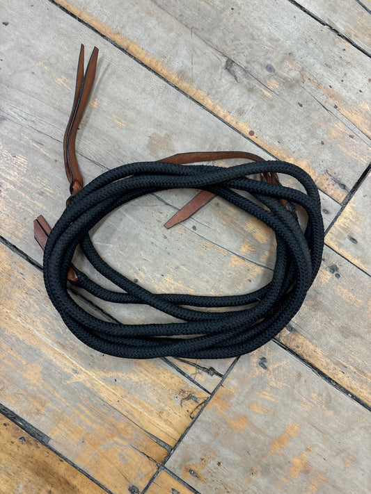 Cotton Split Reins-Black