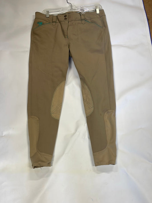 Smartpak Piper Knee Patch Breeches-Tan-32R