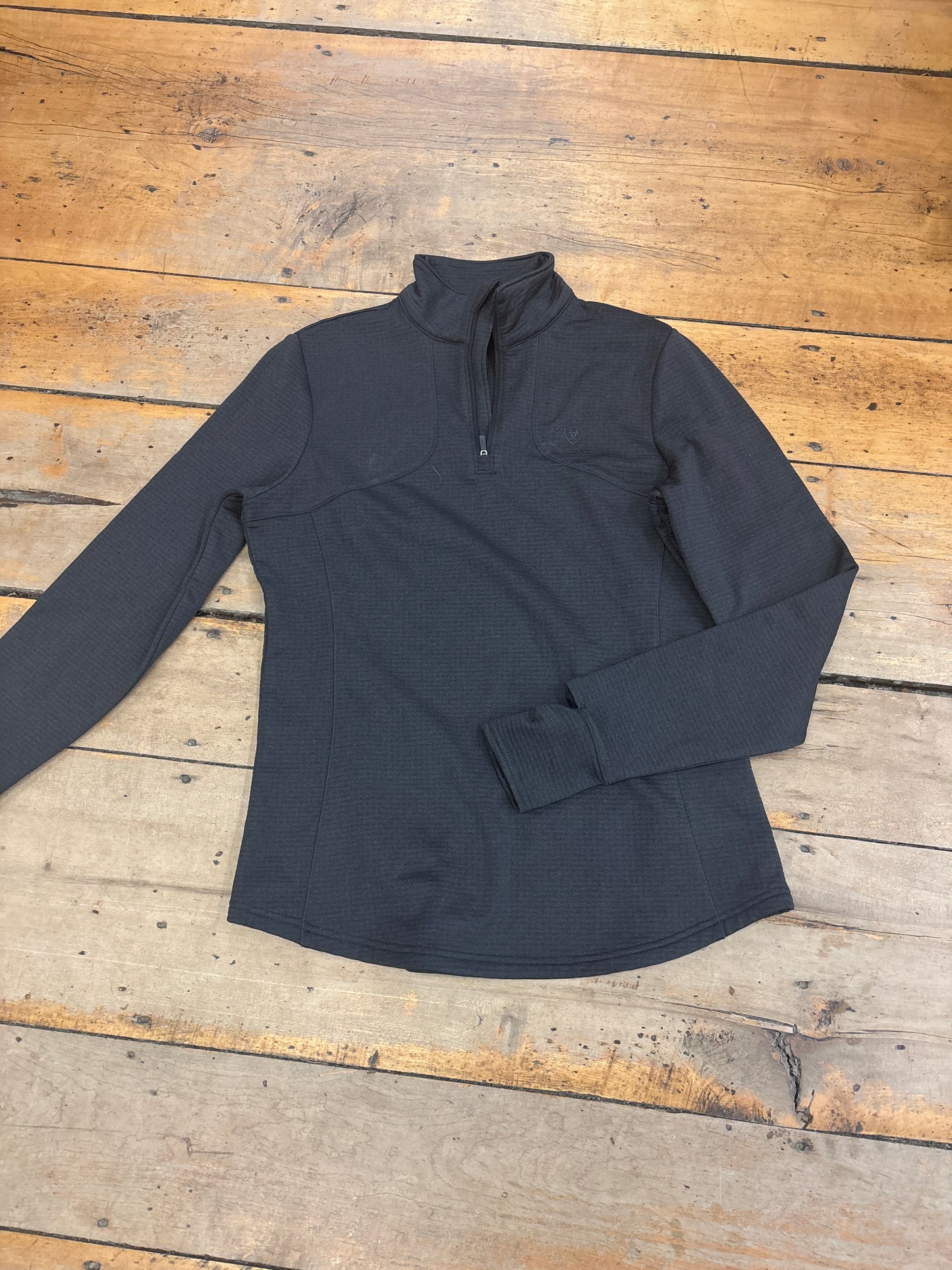 Ariat Cold Weather 1/4 Zip-Grey-Large