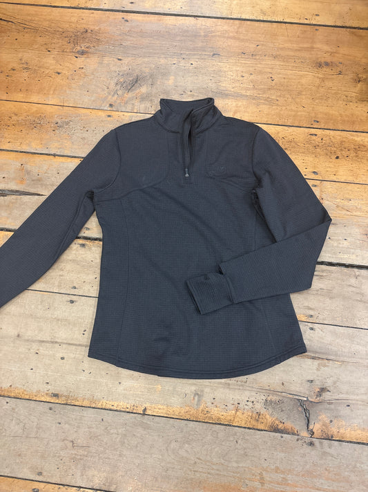 Ariat Cold Weather 1/4 Zip-Grey-Large