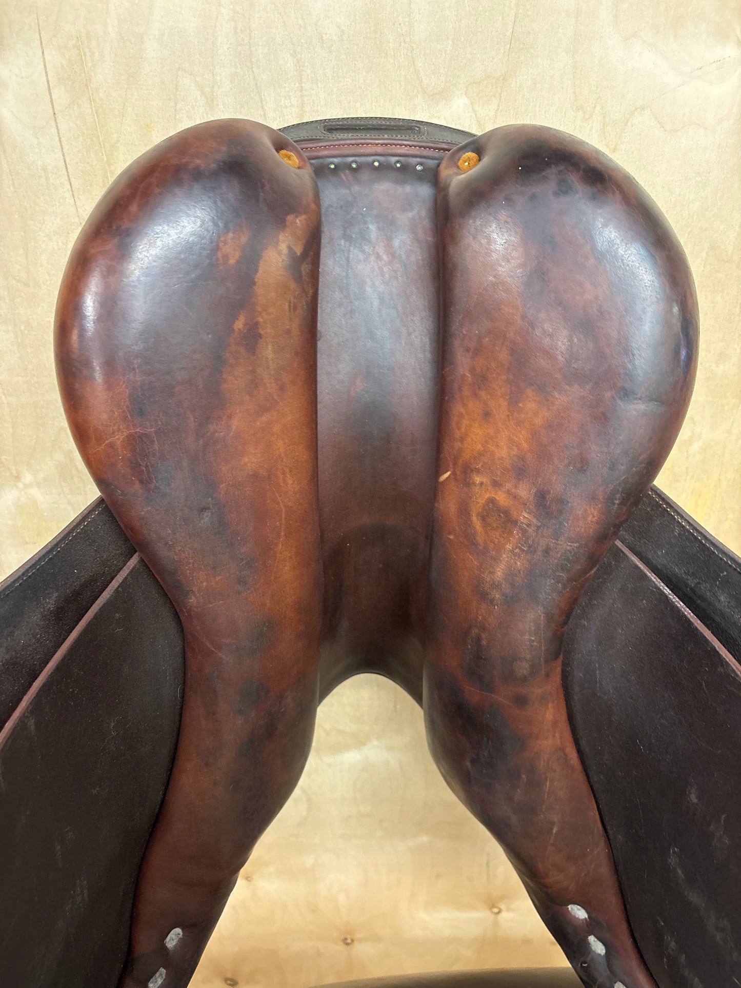 Bruno Delgrange Virtuose Jump Saddle-Brown-18”-Medium Wide