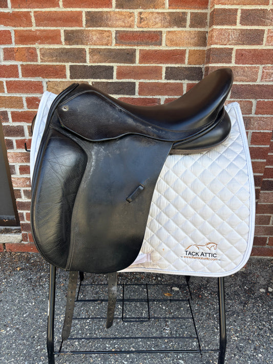 Black Country Dressage Saddle-Black-18”-Medium