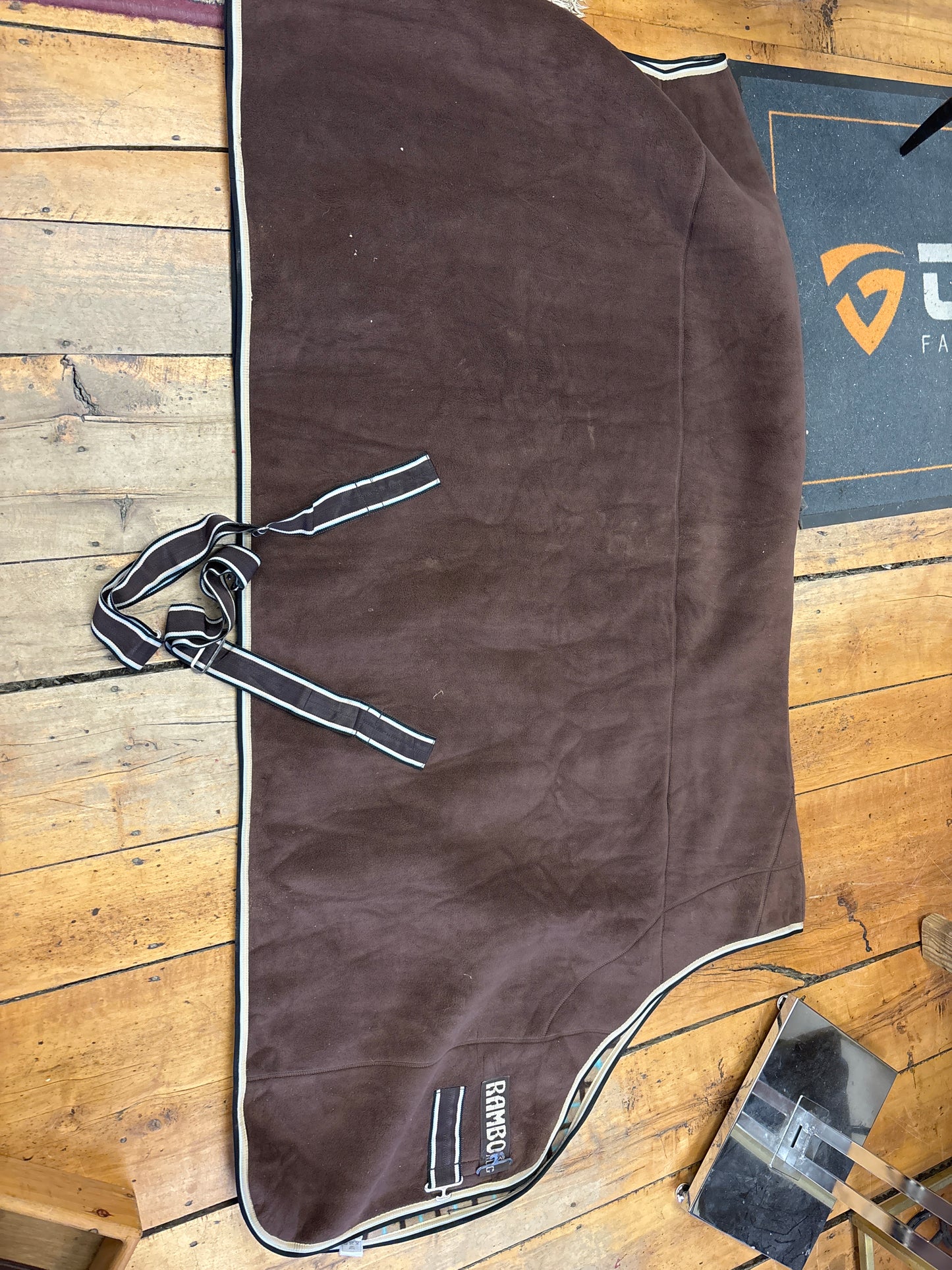 Rambo Rug Cooler-Brown-72”