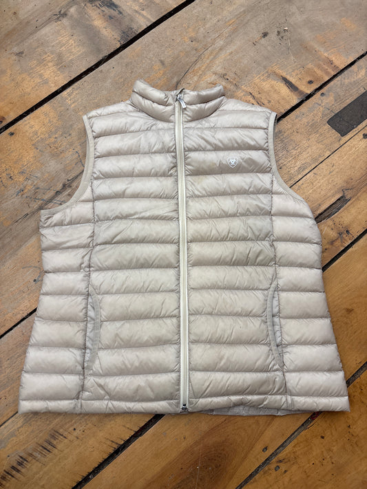 Ariat Down Vest-Champagne-XLarge