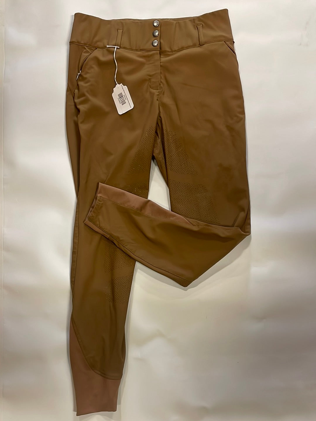 B Vertigo Silicone Full Seat Breeches-Brown-30