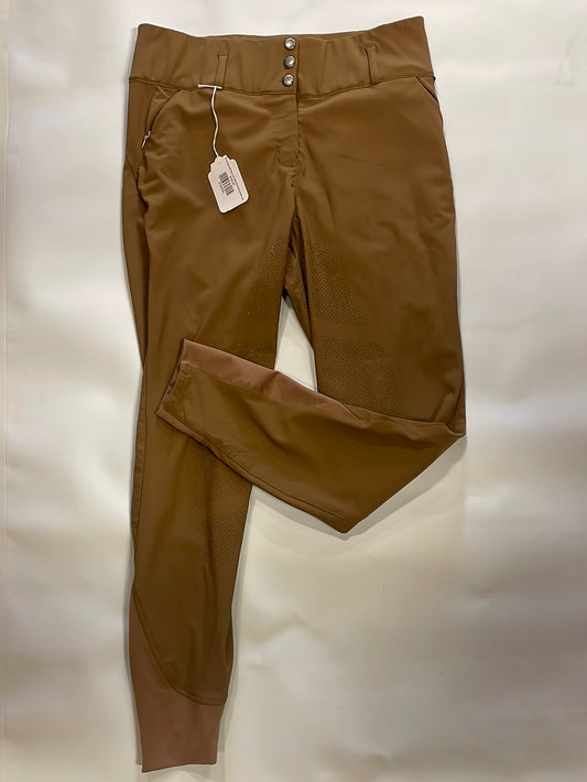 Pantalon d'équitation à fond intégral en silicone B Vertigo-Marron-30