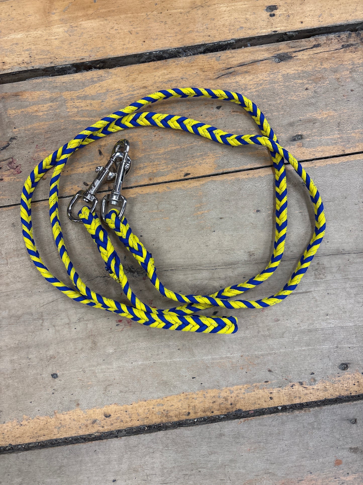 7’ Braided Reins with Snaps