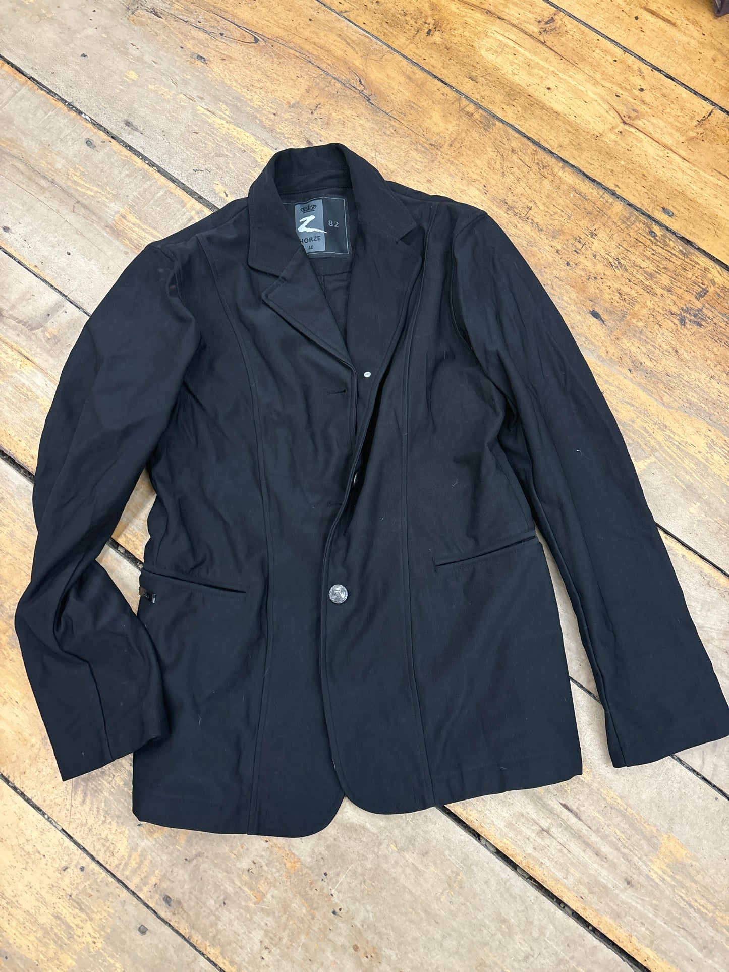 Horze Show Jacket-Black-40