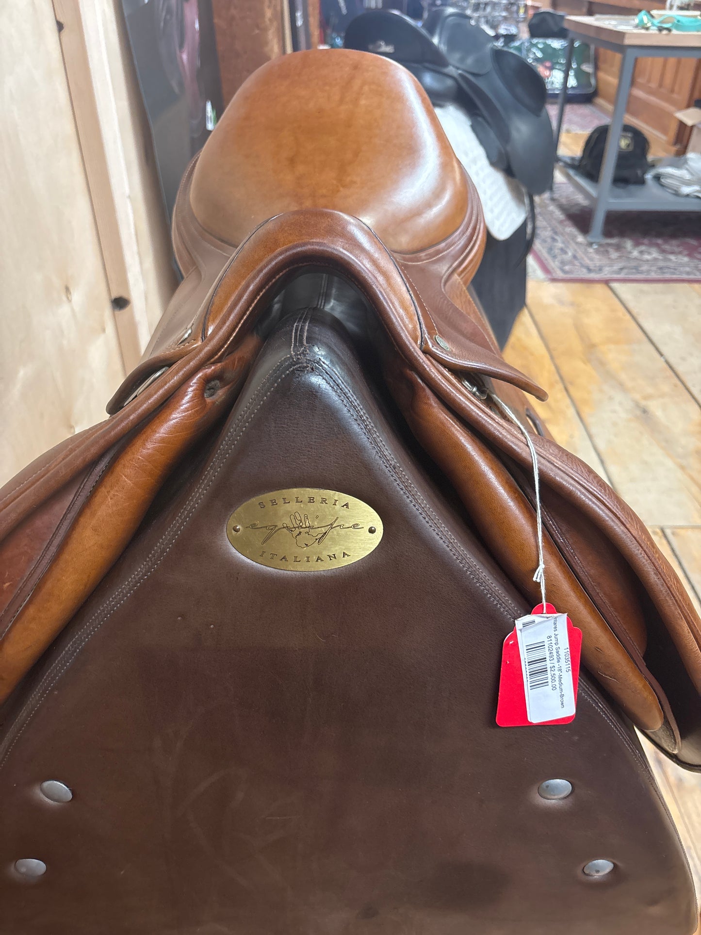 Antares Jump Saddle-Brown-18”-Medium