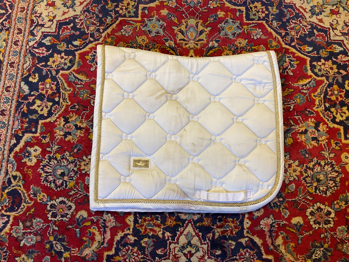 Equestrian Stockholm Dressage Pad- White