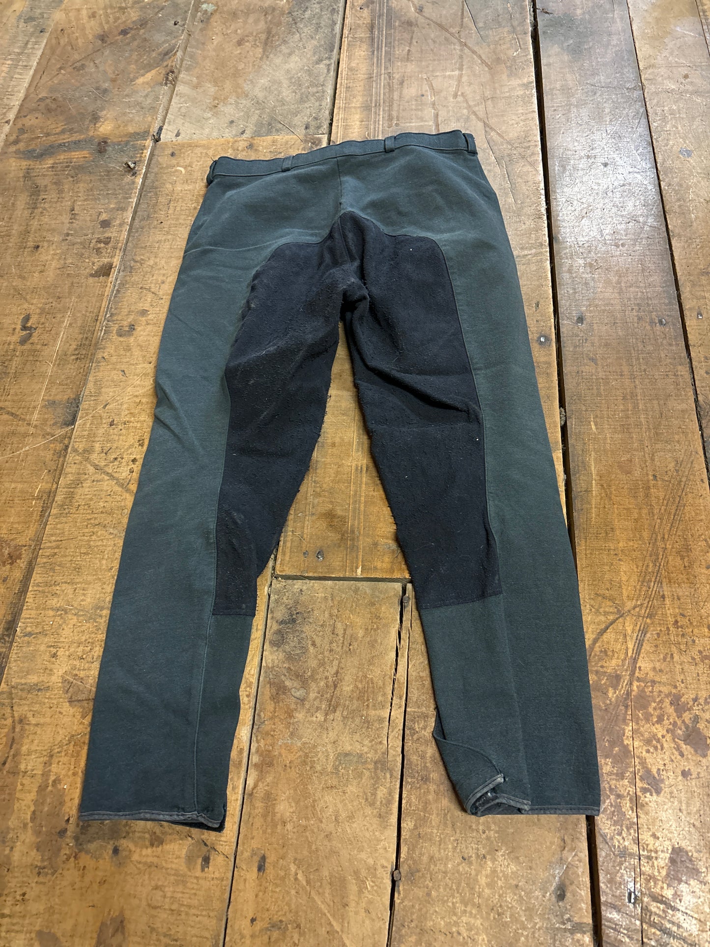 Dublin Full Seat Breeches-Dark Grey/Black-30R