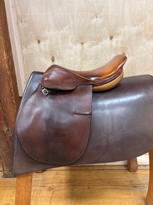 Crosby Jump Saddle-Brown-17”-Medium Narrow