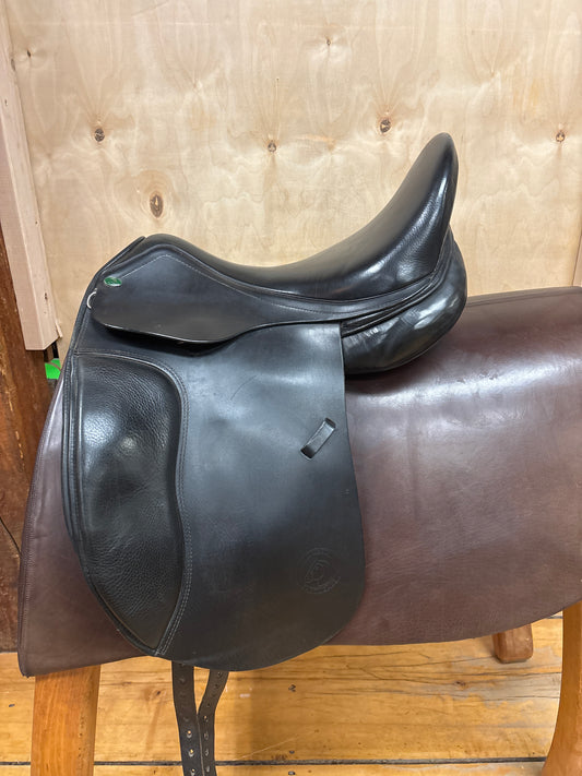 Duett Fidelio 2 Dressage Saddle-Black-17.5”-XXWide