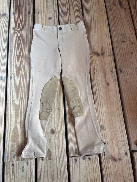 Kids Tuffrider Breeches-Tan-8-10