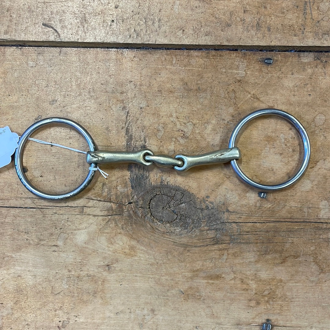 Double Joint Loose Ring Snaffle-5”