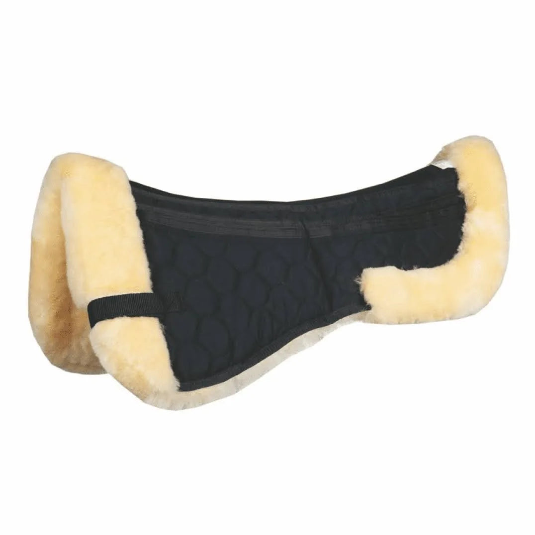 HKM Half Pad-Black with Sheepskin-Full