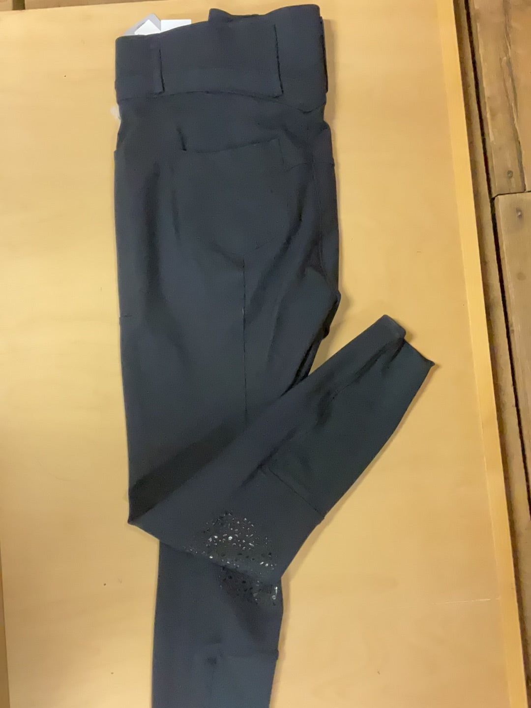 Pantalon d'équitation Horze Bella avec genouillère-Marine foncé-32