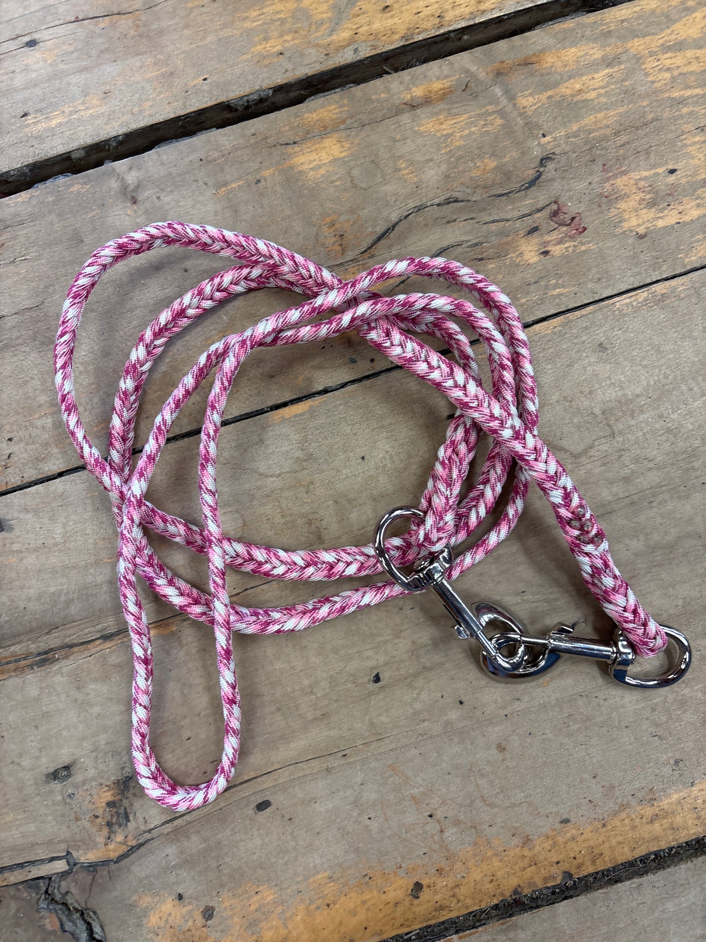 7’ Braided Reins with Snaps