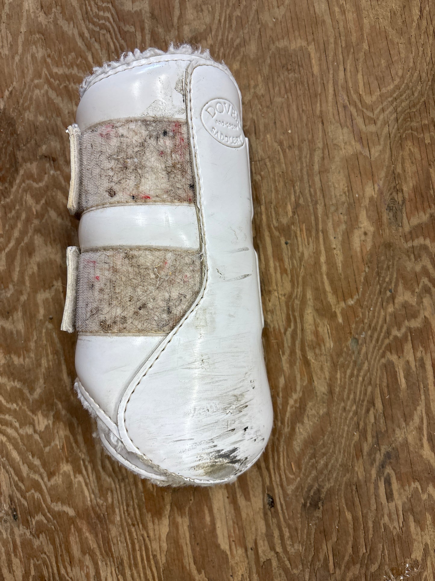 Dover Saddlery Galloping Boots-White-Full