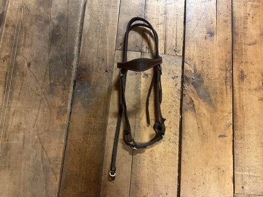 Western Headstall- Brown