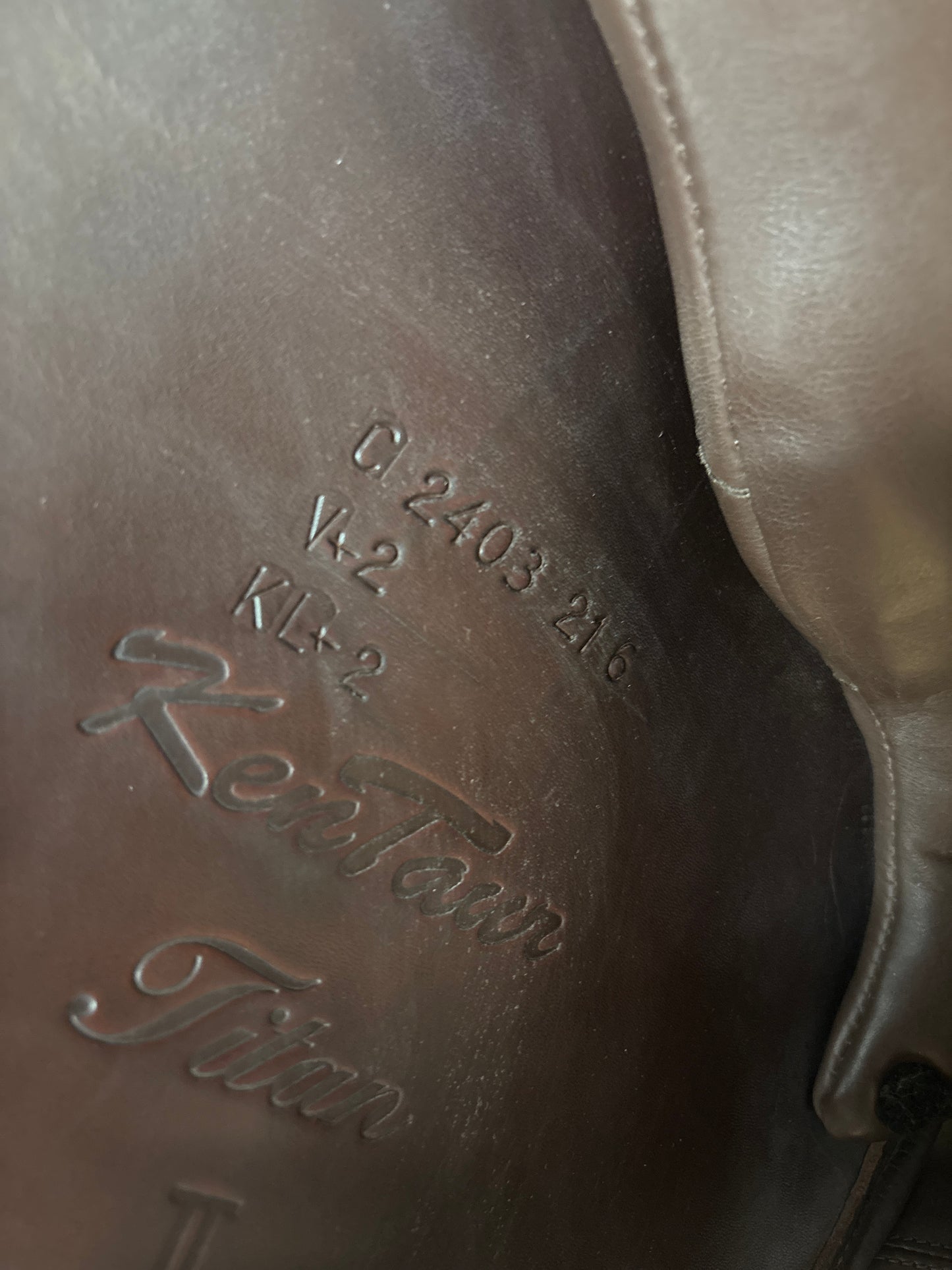 KenTaur Titan II Jump Saddle-Brown-17.5”-+2