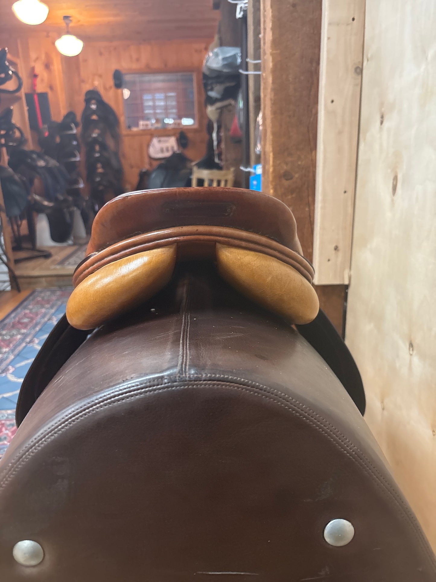 R. Pessoa Jump Saddle-Brown-16.5”-Medium Narrow