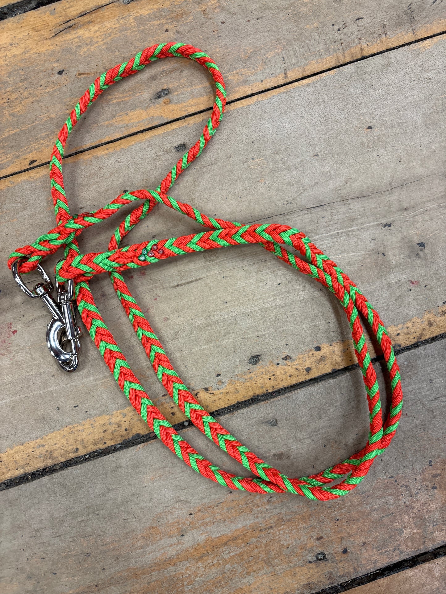 7’ Braided Reins with Snaps