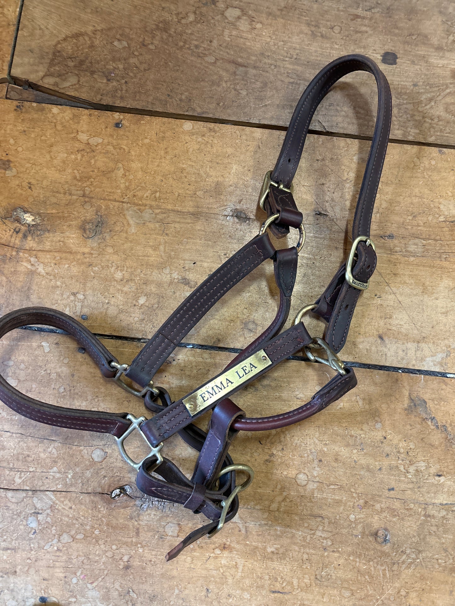 Leather Halter-Brown-Full